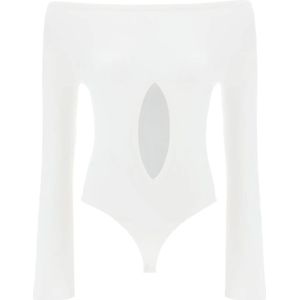 Courrèges, Dames, Tops, Wit, Maat: XS Jersey,