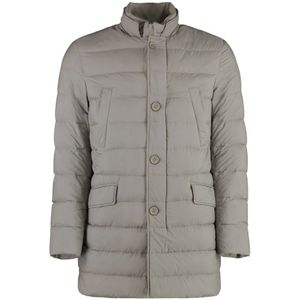 Herno, Heren, Jassen, Grijs, Maat: L Nylon,