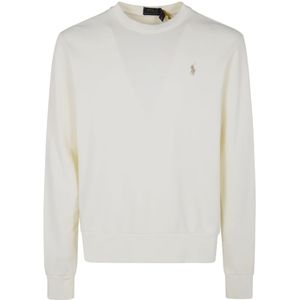 Polo Ralph Lauren, Heren, Sweatshirts & Hoodies, Beige, Maat: XL Katoen,