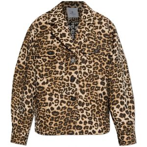 Anine Bing, Dames, Jassen, Beige, Maat: M Katoen,