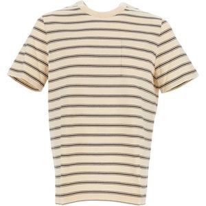 A.p.c., Heren, Tops, Beige, Maat: L Katoen,