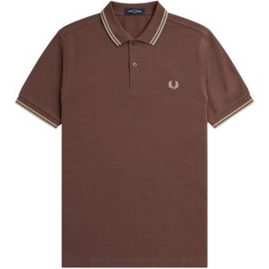 Fred Perry, Heren, Tops, Bruin, Maat: 2XL Katoen,