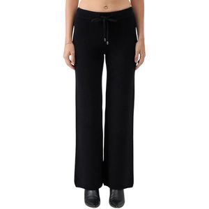 Ermanno Scervino, Dames, Broeken, Zwart, Maat: M Wol,