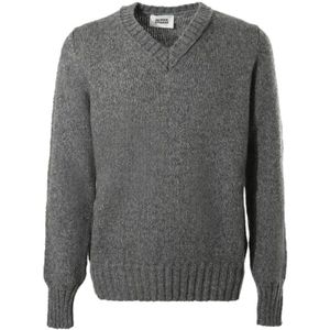 Alpha Studio, Heren, Truien, Grijs, Maat: L Wol,