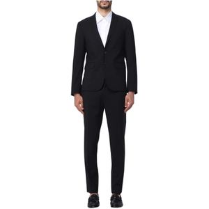 Dsquared2, Heren, Pakken, Zwart, Maat: S