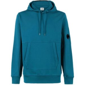 C.p. Company, Heren, Sweatshirts & Hoodies, Blauw, Maat: L Katoen,