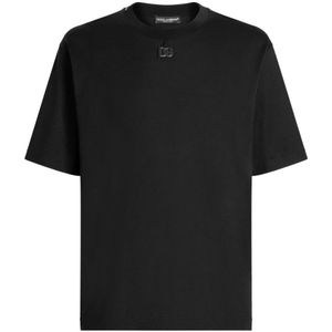Dolce & Gabbana, Heren, Tops, Zwart, Maat: 2XL