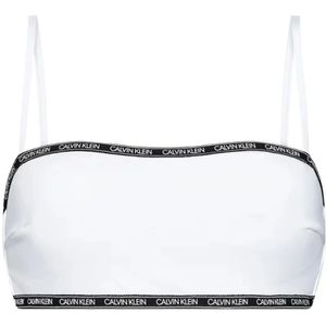 Calvin Klein, Dames, Badkleding, Wit, Maat: S