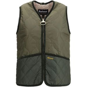 Barbour - Klara - Gewatteerd Teddy Fleece Vest - Groen - Dames