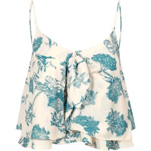 Aniye By, Dames, Tops, Blauw, Maat: XS Poliester,