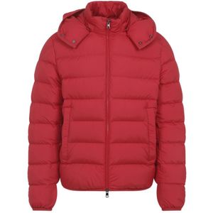 Moncler, Heren, Jassen, Rood, Maat: S