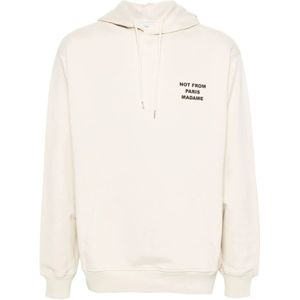 Drole de Monsieur, Heren, Sweatshirts & Hoodies, Beige, Maat: M Katoen,