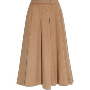 By Malene Birger, Dames, Rokken, Bruin, Maat: L Wol,