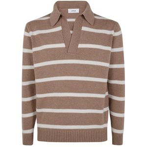 Lardini, Heren, Truien, Bruin, Maat: L Kasjmier,