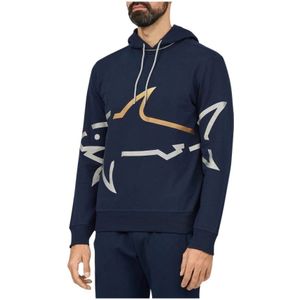 Paul & Shark, Heren, Sweatshirts & Hoodies, Blauw, Maat: S Katoen,