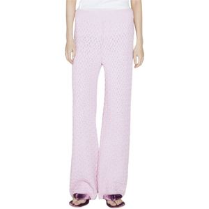 Isa Boulder, Dames, Broeken, Roze, Maat: S Acryl,