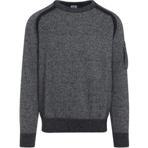 C.p. Company - Anthracite Melange Grey - Pullover - Wol