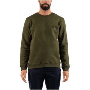 Dondup, Heren, Sweatshirts & Hoodies, Groen, Maat: L Katoen,