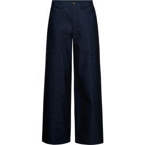 Silvian Heach, Dames, Broeken, Blauw, Maat: S Katoen,