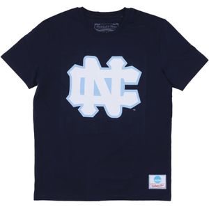 Mitchell & Ness, Heren, Tops, Blauw, Maat: M Katoen,