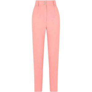 Dolce & Gabbana, Dames, Broeken, Roze, Maat: L