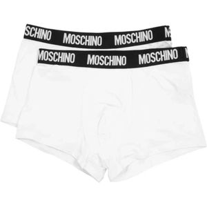 Moschino, Heren, Ondergoed, Wit, Maat: XS Katoen,