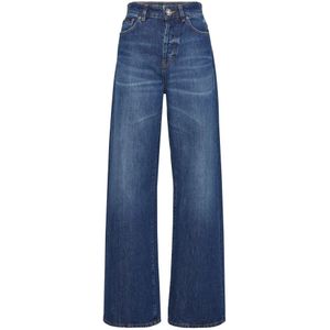 Philipp Plein, Dames, Jeans, Blauw, Maat: W26 Katoen,