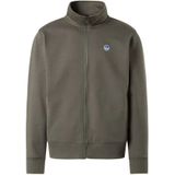 North Sails, Heren, Sweatshirts & Hoodies, Grijs, Maat: S Katoen,