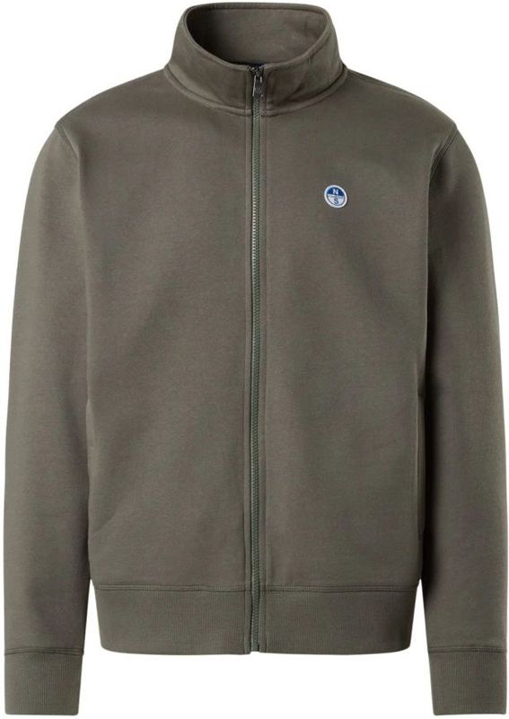 North Sails, Heren, Sweatshirts & Hoodies, Grijs, Maat: S Katoen,