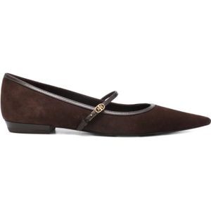 Tory Burch, Dames, Schoenen, Bruin, Maat: 40 EU