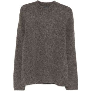 Emporio Armani, Heren, Truien, Grijs, Maat: XL Zijde,