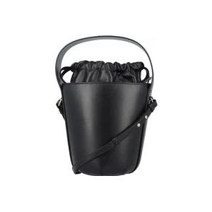 Chloé Zwarte Sense Bucket Tas , Black , Dames , Maat: ONE Size