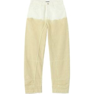 Jil Sander, Dames, Jeans, Beige, Maat: S
