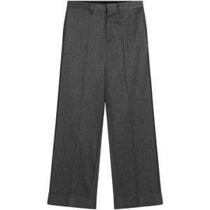 MM6 Maison Margiela, Heren, Broeken, Grijs, Maat: S Katoen,