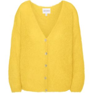 Americandreams, Dames, Truien, Geel, Maat: S Mohair,