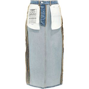 Vetements, Dames, Rokken, Blauw, Maat: XS Katoen,