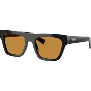 Prada, Heren, Accessoires, Zwart, Maat: 54 MM Polyamide,