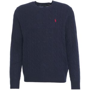 Polo Ralph Lauren, Heren, Truien, Blauw, Maat: S Wol,