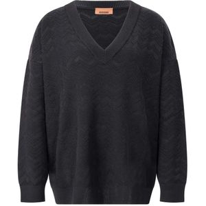 Missoni, Dames, Truien, Zwart, Maat: 4XS Wol,