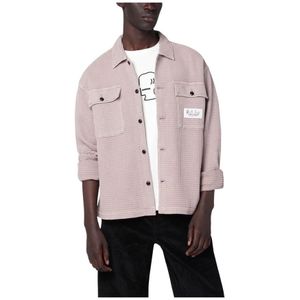 Brain Dead, Heren, Jassen, Beige, Maat: M Katoen,