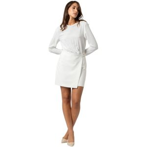 Kocca, Dames, Jurken, Wit, Maat: L Tweed,