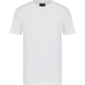 Emporio Armani - T-shirt - Wit - Katoen - Met Logo