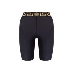 Versace Short leggings , Black , Dames , Maat: XS