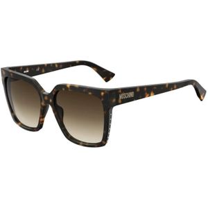 Moschino - MOS079/S 086/HA - Zonnebril - Havana - Acetaat - Gearceerd