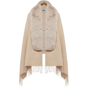 Blugirl, Dames, Jassen, Wit, Maat: ONE Size Viscose,