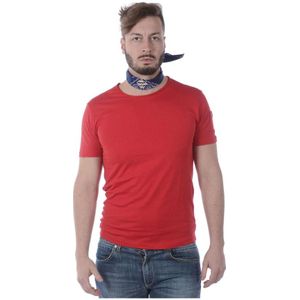 Daniele Alessandrini, Heren, Tops, Rood, Maat: 2XL Katoen,