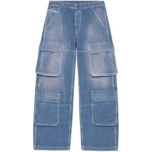 Diesel, Heren, Jeans, Blauw, Maat: W29 L32 Katoen,