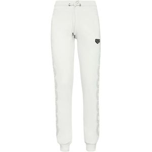 Philipp Plein, Dames, Broeken, Beige, Maat: XL Katoen,