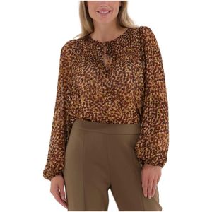 Second Female, Dames, Blouses & Shirts, Bruin, Maat: XS