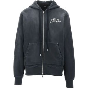 Amiri, Heren, Sweatshirts & Hoodies, Zwart, Maat: L